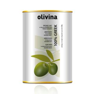 Green Olives Metal Tin A12 (5lt) OLIVINA