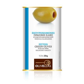 Pitted Olives Metal Tin 21lt