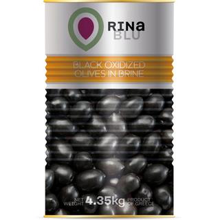 Черные Oливки окисленные (КОНФИТ) Цельные олово 5lt (A12) RINA BLU