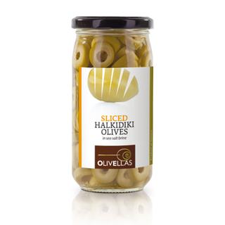 Sliced Olives Glass Jar 370ml TUBE