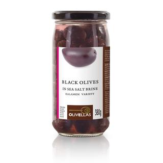 Kalamon Variety Whole Olives Glass Jar 370ml TUBE
