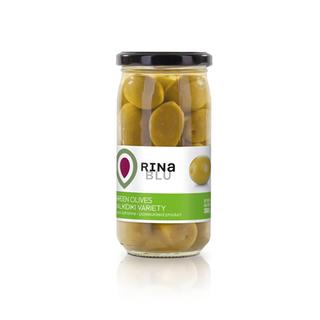 Green Whole Olives Glass Jar 370ml TUBE