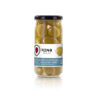 Garlic Stuffed Olives Glass Jar 370ml TUBE